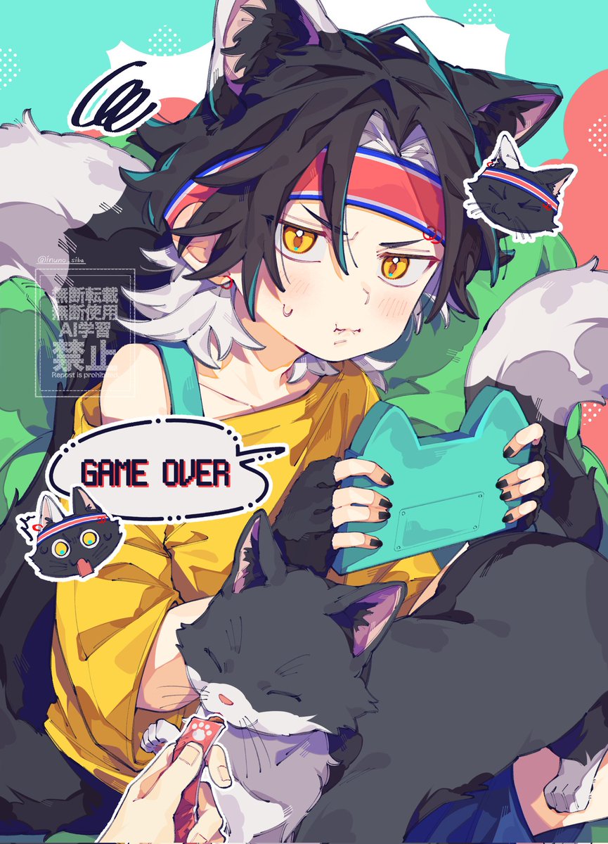 😾💨
#イラスト #illustration #oc