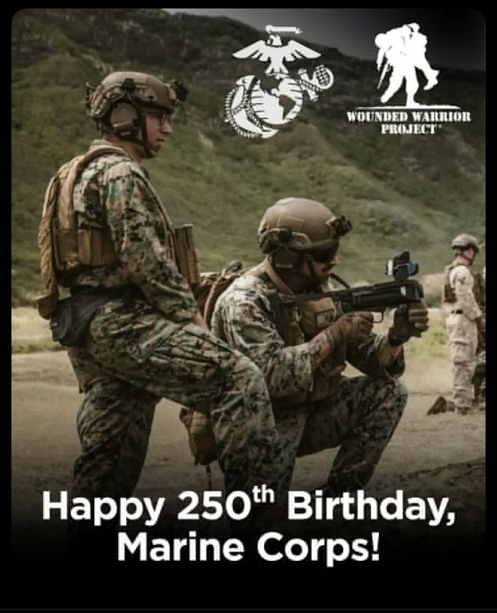 VET100_'s tweet photo. 250 years of being in the fight, defending this country. Happy Birthday, @USMC. https://t.co/aKd5nkEFpw