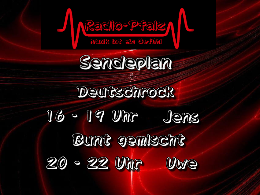 Heute gibt es bei radio-pfalz.com Rock in Bunt mit einer Prise Humor. Abwechslung direkt vom Player frisch auf den Stream. Wir wünschen gute Unterhaltung.
