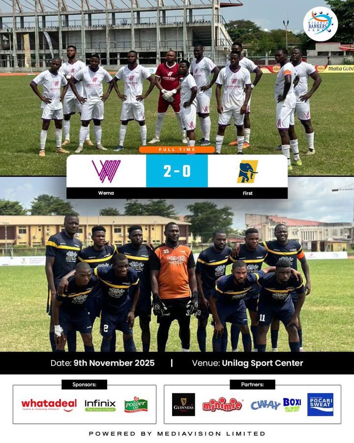 The way <a href="/wemabank/">Wema Bank</a> played you would think their salary was on the line😂🤩but  also big props to <a href="/FirstBankngr/">FirstBank Nigeria</a> for bringing the heat all the way🥳🔥

#nigeriabankersgames2025 #nbg2025 #bankersgames #football #sports