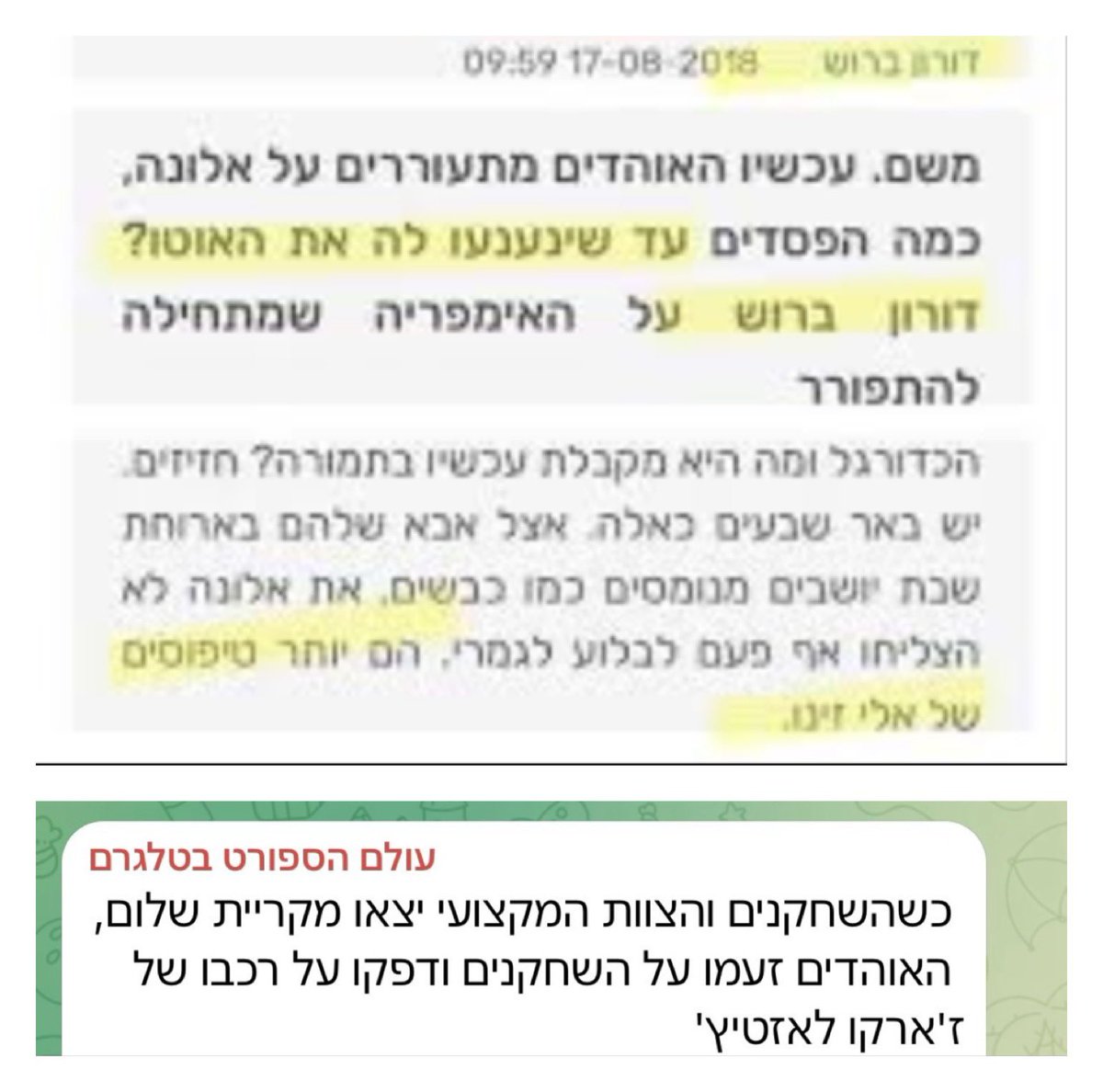 טיפוסים של גולדהאר ומנספורד?