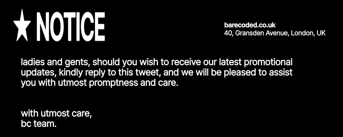 barecodes's tweet image. ᅠᅠᅠ