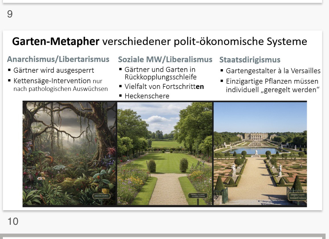 In welchem Garten wollt ihr leben? Aus dem Vortrag von Markus Brunnermeier gestern in Berlin