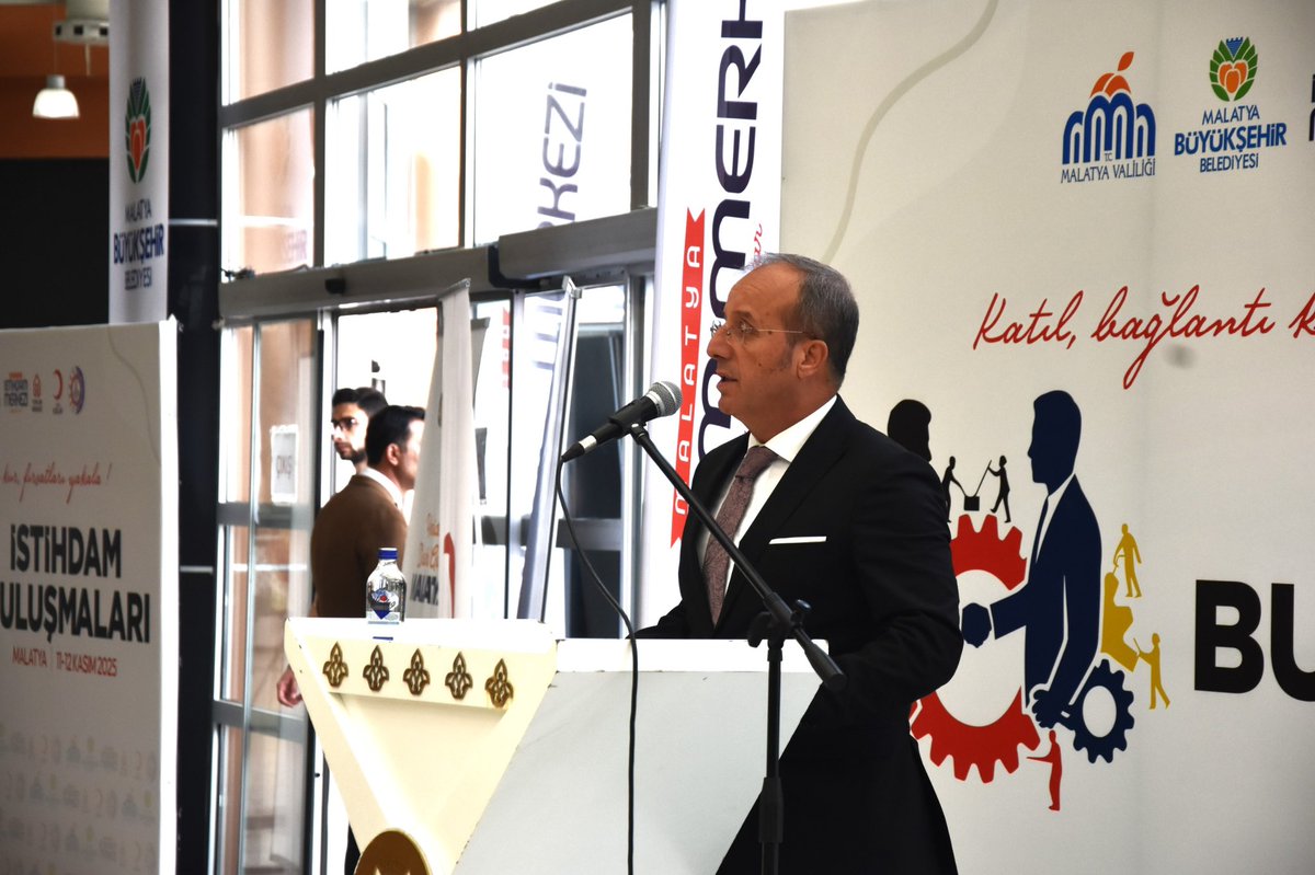 basrilhan2's tweet photo. Yerel istihdamı güçlendirmek, işverenlerle iş arayanları aynı platformda buluşturmak ve üretimin temel direği olan iş gücünü canlandırmak amacıyla düzenlenen “İstihdam Buluşmaları Malatya” programının açılışına katıldık. https://t.co/c8MQNQLBnE