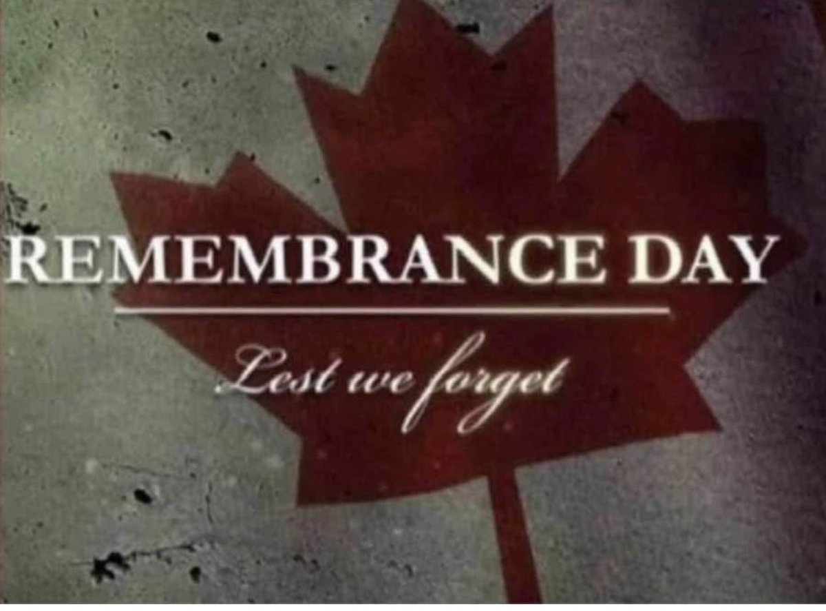 Michael09728497's tweet photo. Joining my Canadian friends in my prayers this morn, in remembrance of those: “…who stood on guard for thee.” https://t.co/6SKRycKBQK