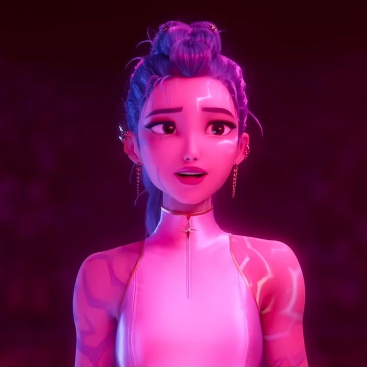 did you noticed the way rumi's smile grows wider and wider as she looks at her girls?