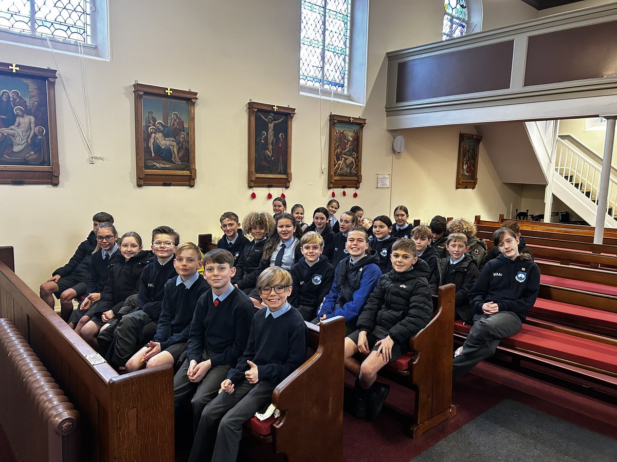 Y6 attended mass this morning. Thank you to Father and the parishioners for making us so welcome <a href="/osjparish/">Orrell St. James' Catholic Church</a> <a href="/OSJ_RE/">OSJ_RE</a> 🙏⛪️