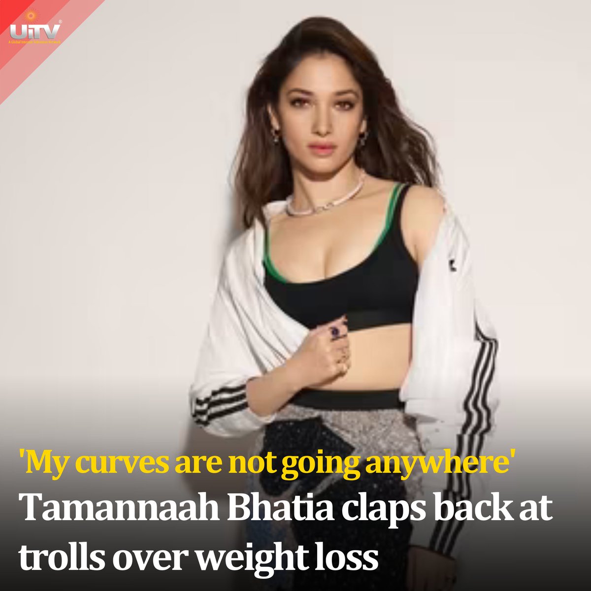 UiTV_Connect's tweet image. amannaah Bhatia opened up about the major body transformation she underwent in recent times. The actor revealed the struggles she faced in managing her weight while also slamming the trolls who accused the actress of having Ozempic.
#TamannaahBhatia #BodyTransformation