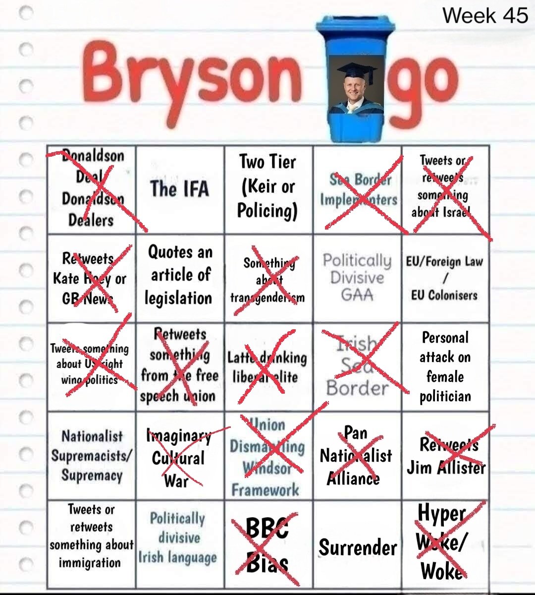 pwalshnow's tweet photo. #ThanksJamie
#BrysonBingo https://t.co/KWfNmcG5Bu