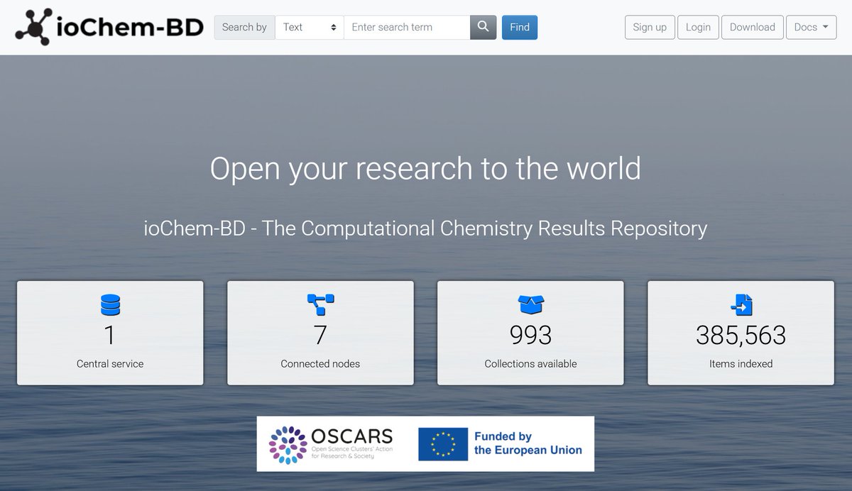 ioChem_BD's tweet photo. Keep up the good work! We'll soon reach 1,000 collections https://t.co/judOWLkiUC