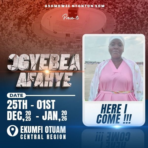 EndTimeMessiah's tweet photo. I am Ready for Ogyebea Conference Dec 2025  ❤️✅✅✅

#AsomdweeNtontonSom #NyameSomafoYawoh #OgyebeaConference #AgyenkwaTV #DecemberConference2025 https://t.co/w3cO9tVxdQ