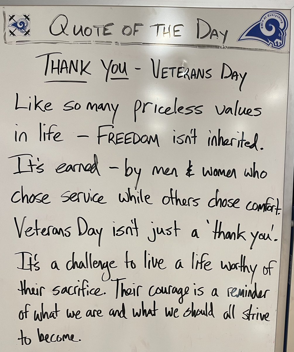 Freedom isn’t inherited - it’s earned. Always thankful for those who answered the call to service. The best ‘thank you’ we can give is to live a life worth protecting in the greatest place on earth. Perfect? Certainly not. But we have it damn good thanks to their sacrifices 🇺🇸