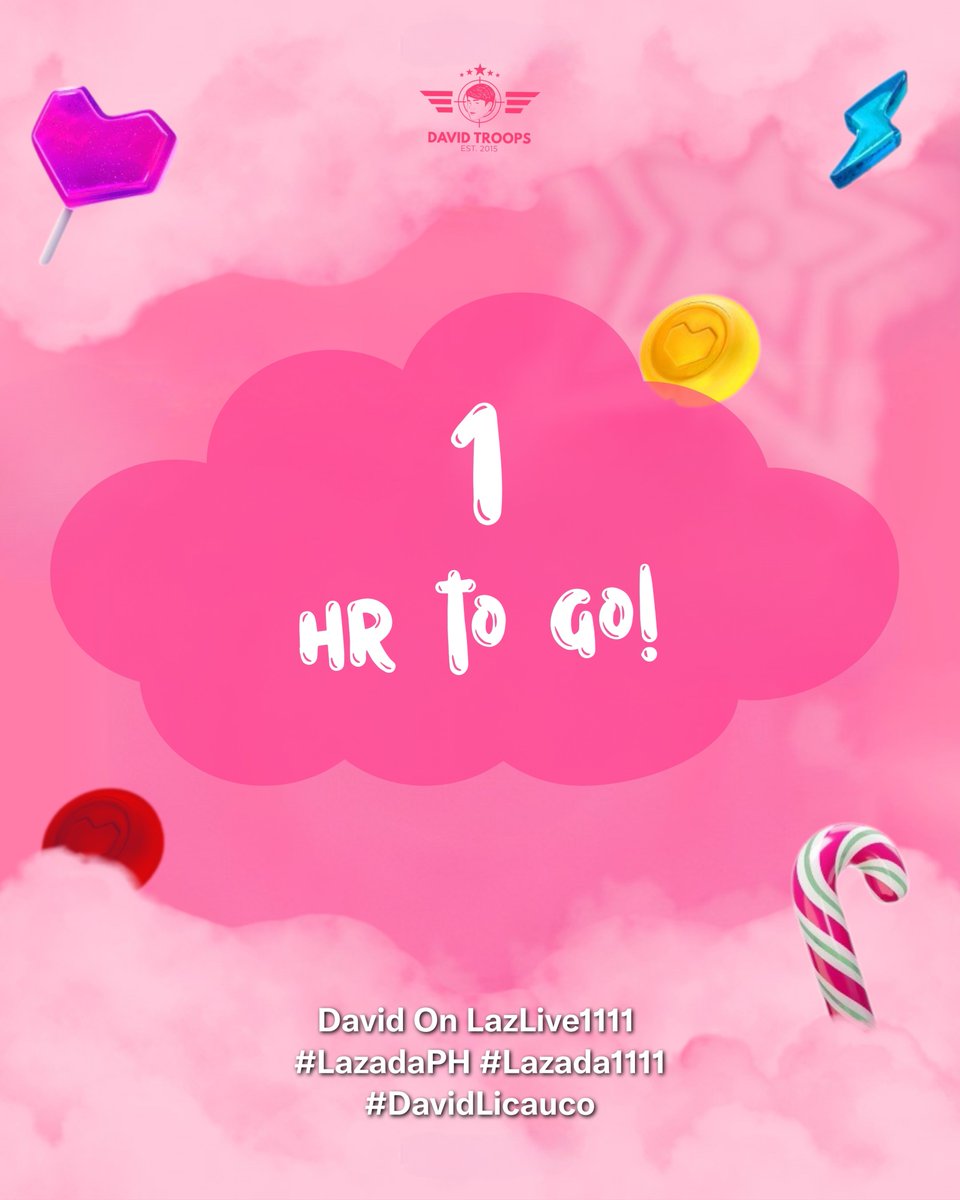 DavidTroopsOFC's tweet photo. 1 hour na lang, LazLive with David na!

David On LazLive1111 
#LazadaPH #Lazada1111
#DavidLicauco | David Licauco
@davidlicauco @LazadaPH https://t.co/UPpgQvplYn