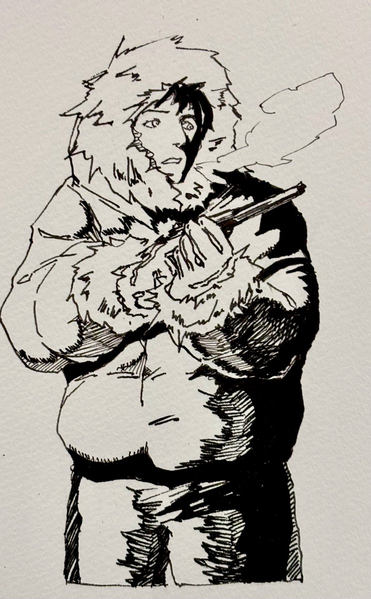 Yanegawara_H's tweet image. いずれ息も白くなる