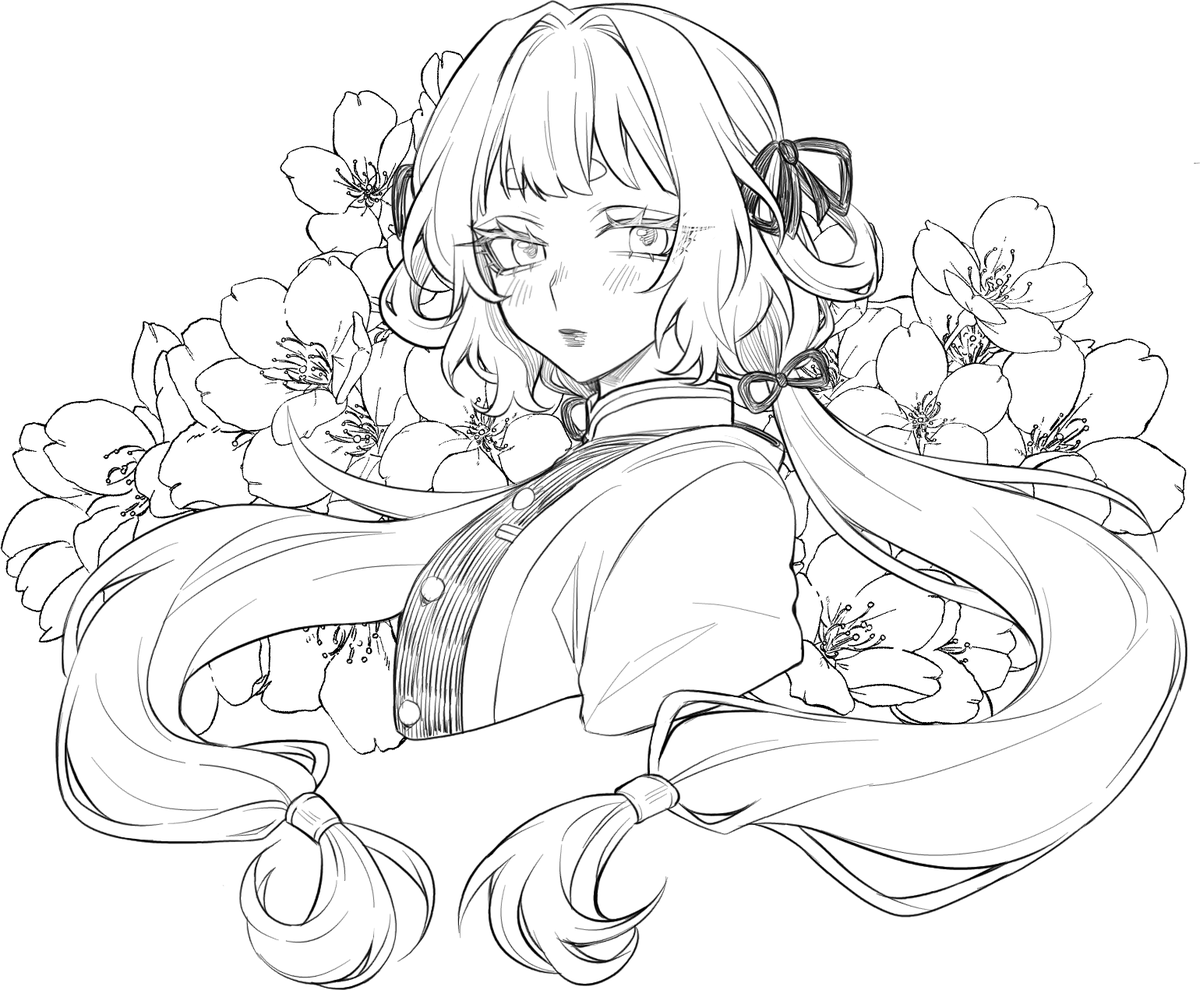 last 2 sketch commissions for Dokka_4 and Myuwa ^__^ 