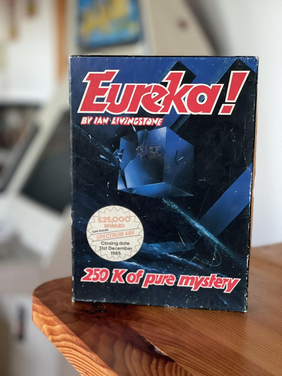 turk182es's tweet image. Eureka! Le jeu qui m&apos;aura vendu du rêve durant toute ma jeunesse.
J&apos;étais fan de jeux d&apos;aventure et je ne l&apos;ai jamais eu entre les mains jusqu&apos;à aujourd&apos;hui.
Bonne journée les amis !
#Retroblog #retro #Retrogaming #Spectrum #Oldies #Vintage #jeuxvideo #videogames