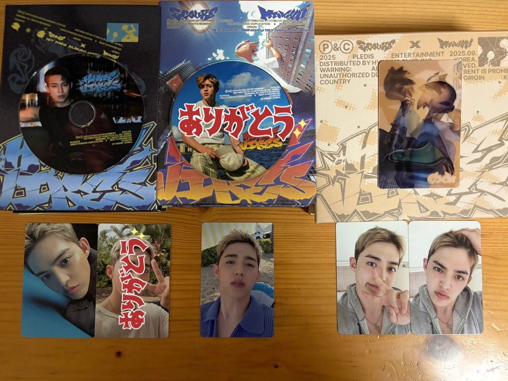 na_chu02's tweet photo. SEVENTEEN セブチ C×M HYPE VIBES ギュチョル トレカ  交換

譲）エスクプス スンチョル(1、2枚目)、シリアル

求）ミンギュ
       COMBI ver. のCDは🍒
       レンチキュラーは🍒

CD⇆CD
郵送での交換希望📮

お気軽にお声掛けください🙌🏻 https://t.co/PedkCPjstA