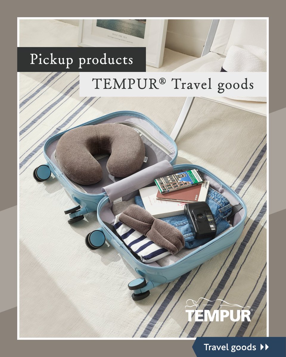 ━━━━［Pickup products］ ━━━━ ＼ ＼ TEMPUR® Travel goods