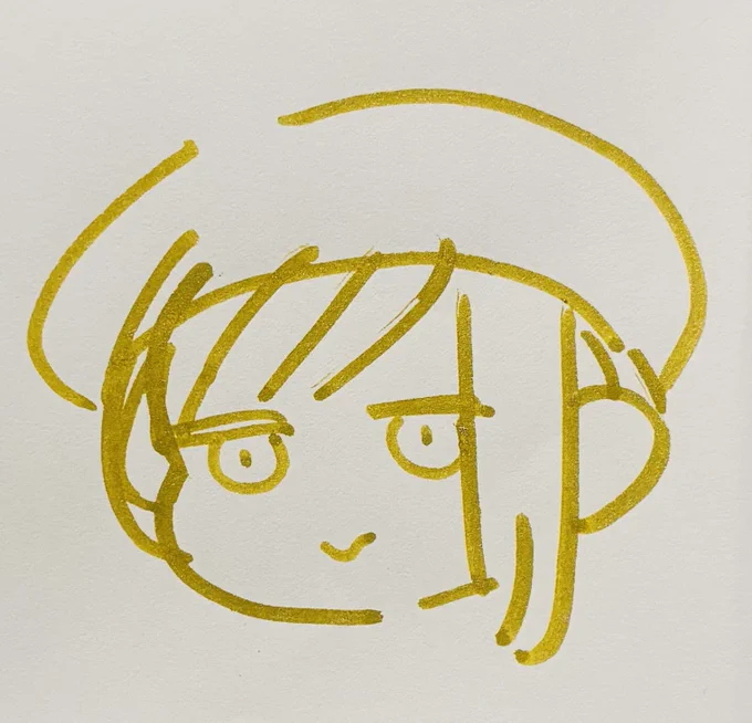 でも結局なにも考えず描いたやつの方が緊張してなくてかわいいかも。本番によわい