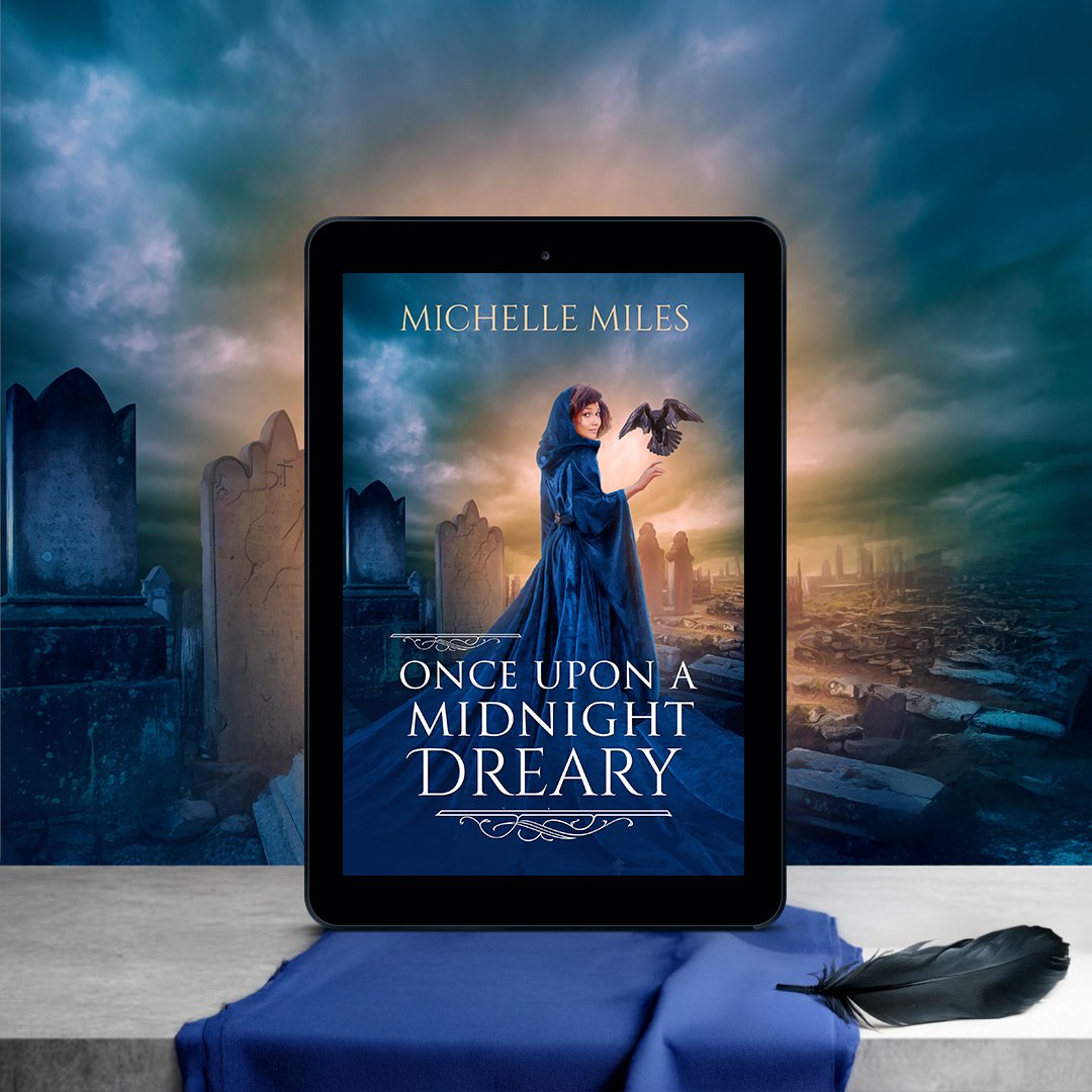 A beautiful heiress seeking solace.
A brooding mysterious caretaker burdened by shadows.
And a forbidden love haunted by the echoes of the past.

#OnceUponAMidnightDreary
<a href="/MichelleMiles/">Michelle Miles | Miles Beyond the Page Podcast</a> 

a.co/d/3RxEz6h

sdbook.promo/OnceUponAMidni…