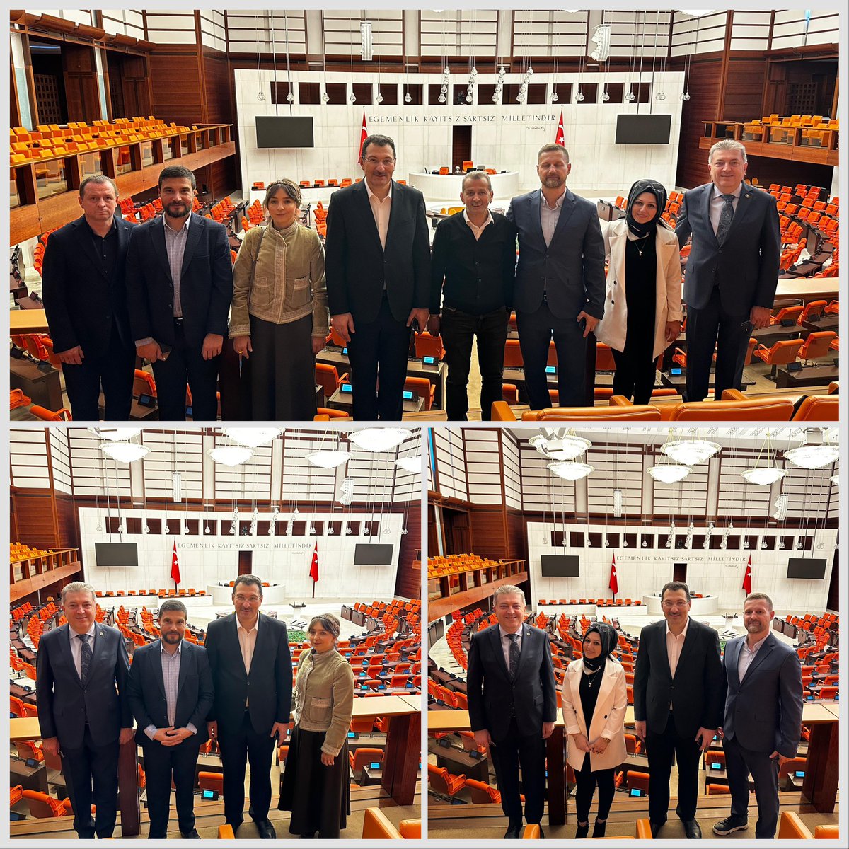 ertugkocacik's tweet photo. 📍TBMM

Genel Başkan Yardımcımız, Seçim İşleri Başkanımız değerli büyüğümüz Sayın Ali İhsan Yavuz ile birlikte Sakarya’dan ziyaretimize gelen kıymetli hemşehrilerimiz; 
Sakarya Eğitim ve Araştırma Hastanesi Başhekim Yardımcısı Hatice Sıçramaz, Yerel Basınımızın kıymetli emekçileri; Oktay Sarı, Elif Tahtakale, Ekrem Ürdüç, Arda Aydıntepe ve dostumuz Erdinç Kuruş’u Gazi Meclisimizde misafir ettik.

Kendilerine nazik ziyaretleri sebebiyle teşekkür ediyoruz.