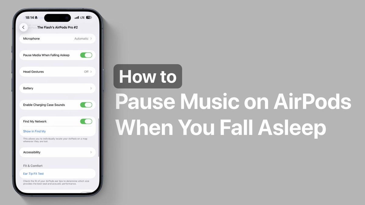 iOSHacker1's tweet image. How to Pause Music on AirPods When You Fall Asleep ioshacker.com/how-to/pause-m…