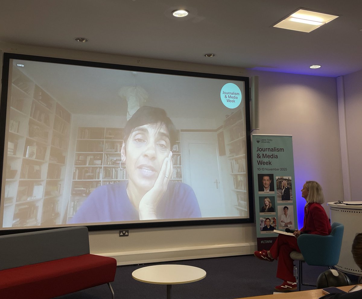 TimeaFe's tweet image. Such an inspiration!

 @reetacbbc shares that being pushy at the beginning of your career is encouraged, trust in media goes both ways, as audiences “have to think for themselves” and how AI can be useful. 

#LTJMW