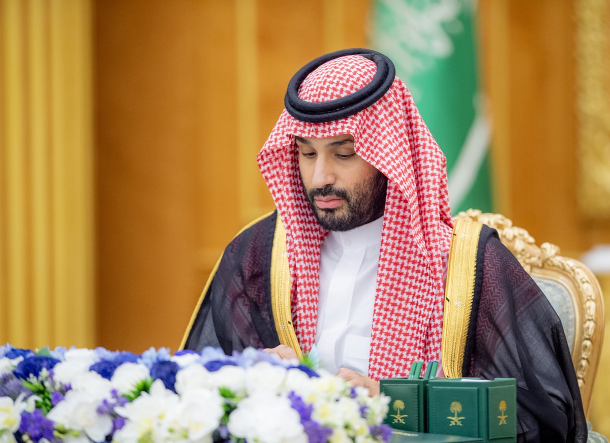 Bandaralgaloud's tweet photo. سمو سيدي #ولي_العهد يرأس جلسة #مجلس_الوزراء في الرياض. https://t.co/0EoWMpqmdm