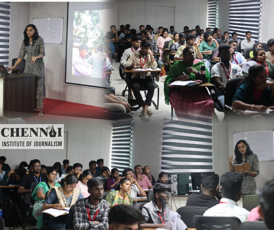 Chennai Institute of Journalism tweet media