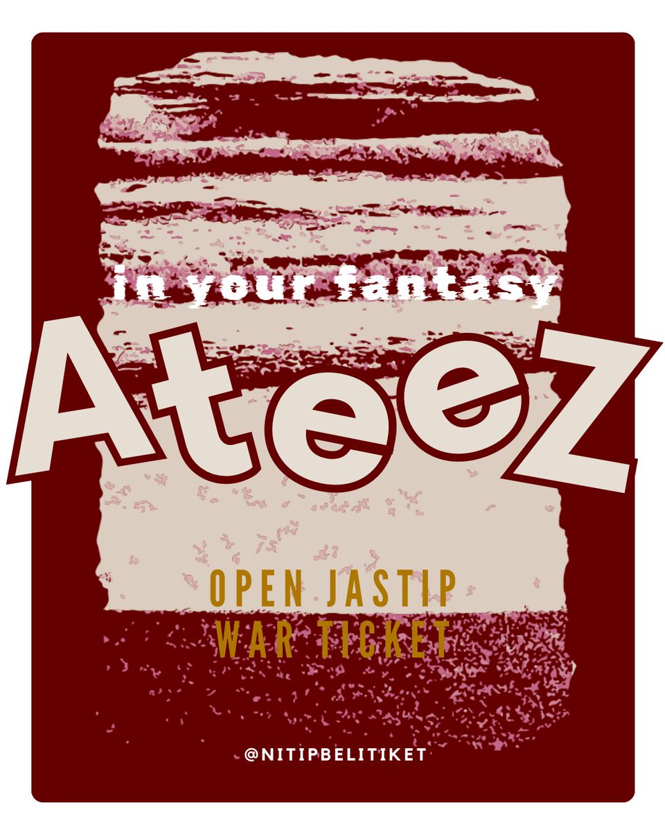 Jastip War Tiket Konser tweet media