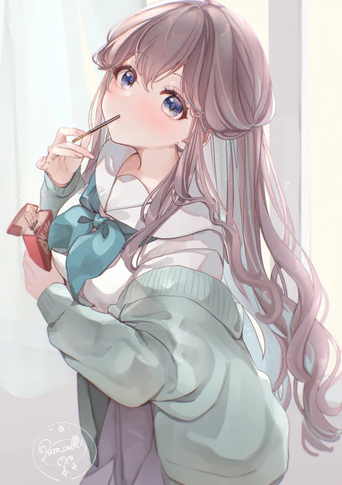 これ食べたいの? #正体は明らかに人魚な先輩