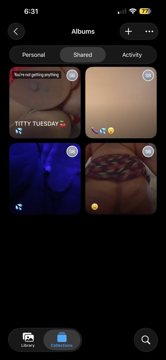 Shared albums will forever be my favorite! Pm me😘