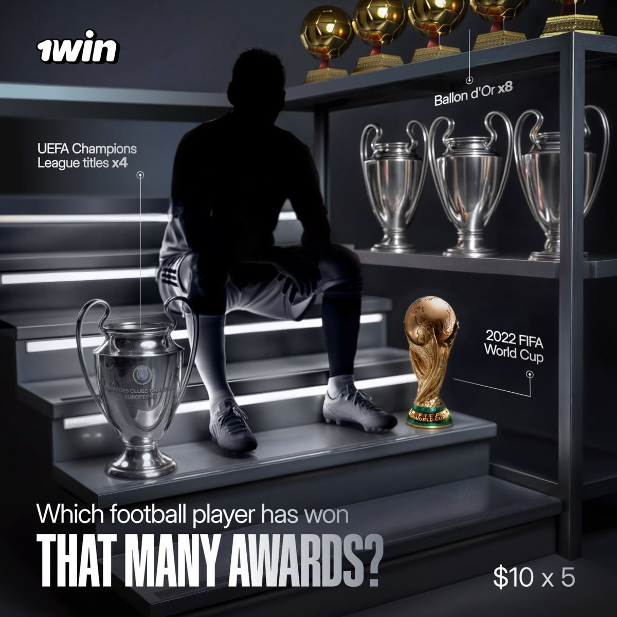 1winPro's tweet image. Which football player has won all of these awards?

Like and RT this post, tag your friend, drop your guess and your 1win ID in the comments to enter the draw.

Five winners — $10 each!

🔗msg.me/1win.pro | #1win | #Quiz
