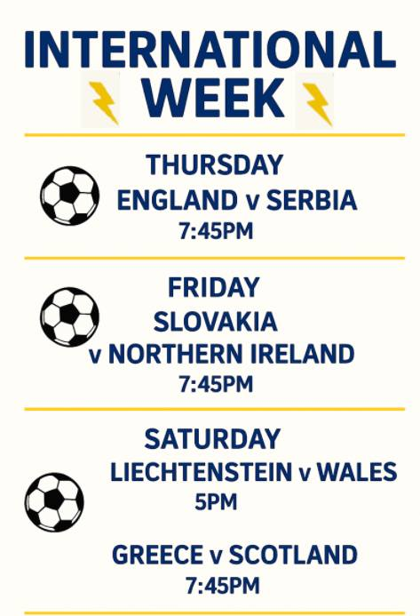 INTERNATIONAL WEEK IS HERE!

All the action LIVE at Aberdeenshire Cricket Club!

Make sure to keep an eye on our socials for some incredible deals coming your way… 

#FreePiesMaybe #FreePintsMaybe #InternationalWeek