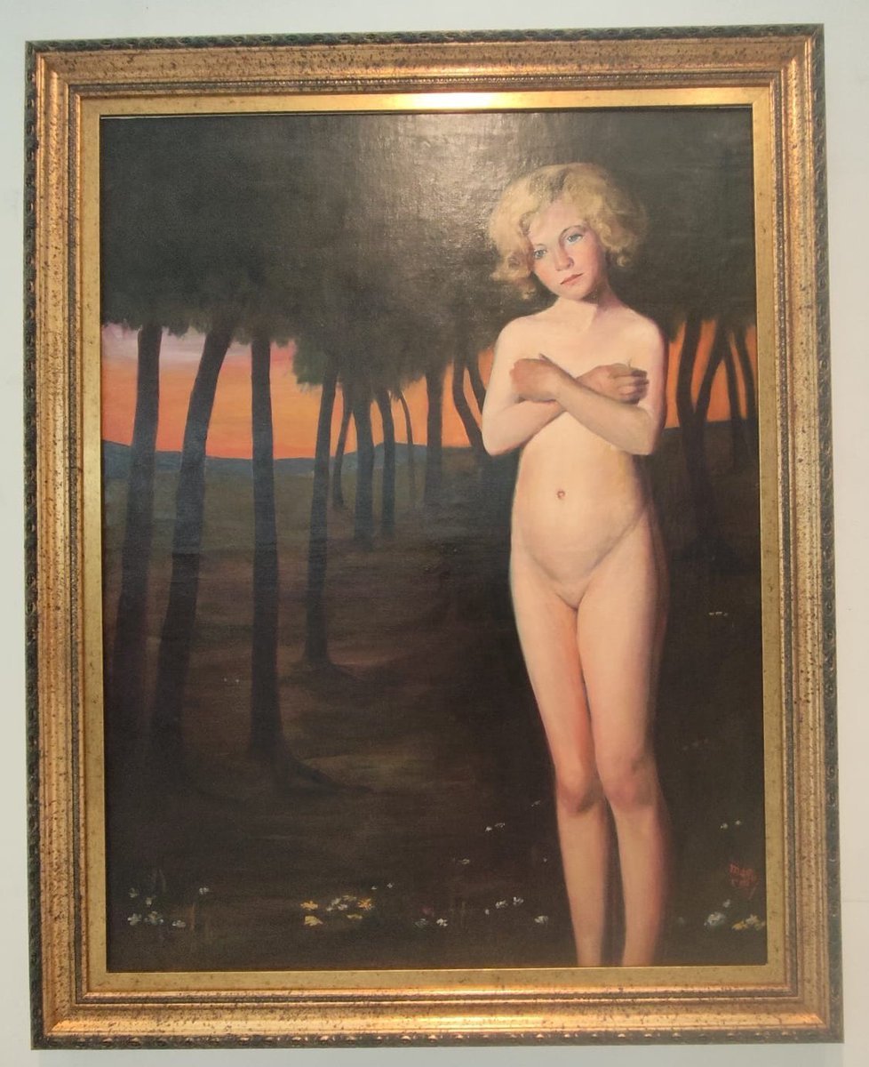 AlegraGarciaGar's tweet photo. Mar��a Roësset (1882-1921) está presente en el Museo de Pontevedra con "Niña desnuda (Inocencia)" de 1913.

Se trata de una obra similar a otra del mismo año conservada en el Museo de Bellas Artes de A Coruña (derecha).

#museas https://t.co/7MkmyT9rPk
