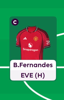 The best captain for GW12 🪄 🙉

In 11 appearances vs Everton Bruno has: 

6 Goals ⚽️
5 Assists 🅰️
4 MOTM awards 🔥

Everton have one away win this season, that was vs Wolves 🫨

At Old Trafford, under the lights on MNF, we will be there 😈💥

#FPLCommunity #FPL #FantasyFootball
