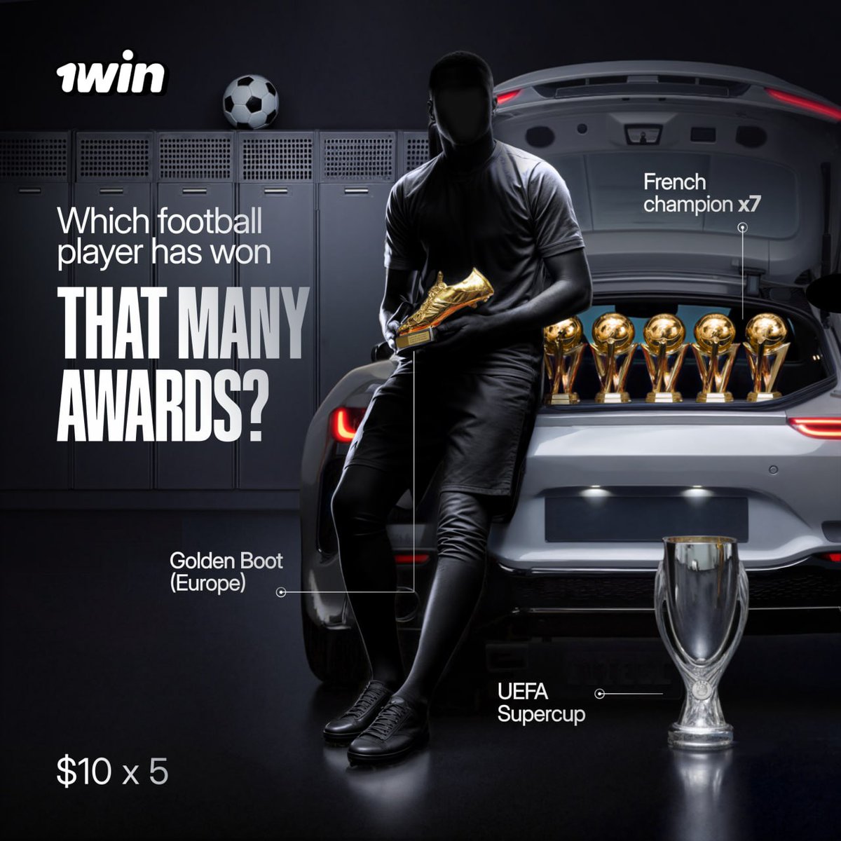 1winPro's tweet image. Which football player has won all of these awards?

Like and RT this post, tag your friend, drop your guess and your 1win ID in the comments to enter the draw.

Five winners — $10 each!

🔗msg.me/1win.pro | #1win | #Quiz