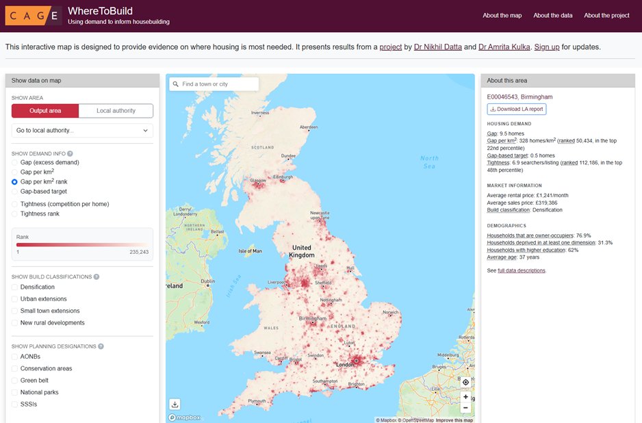 Nik_Datta's tweet image. Where should Britain build 1.5 million homes?
@AmritaKulka .bsky.social l and I analysed 20 billion housing searches + availability to map demand at a hyper-local level.
Map 👉wheretobuild.warwick.ac.uk
Full + 350 LA reports 👉warwick.ac.uk/cage/wheretobu…
@cage_warwick