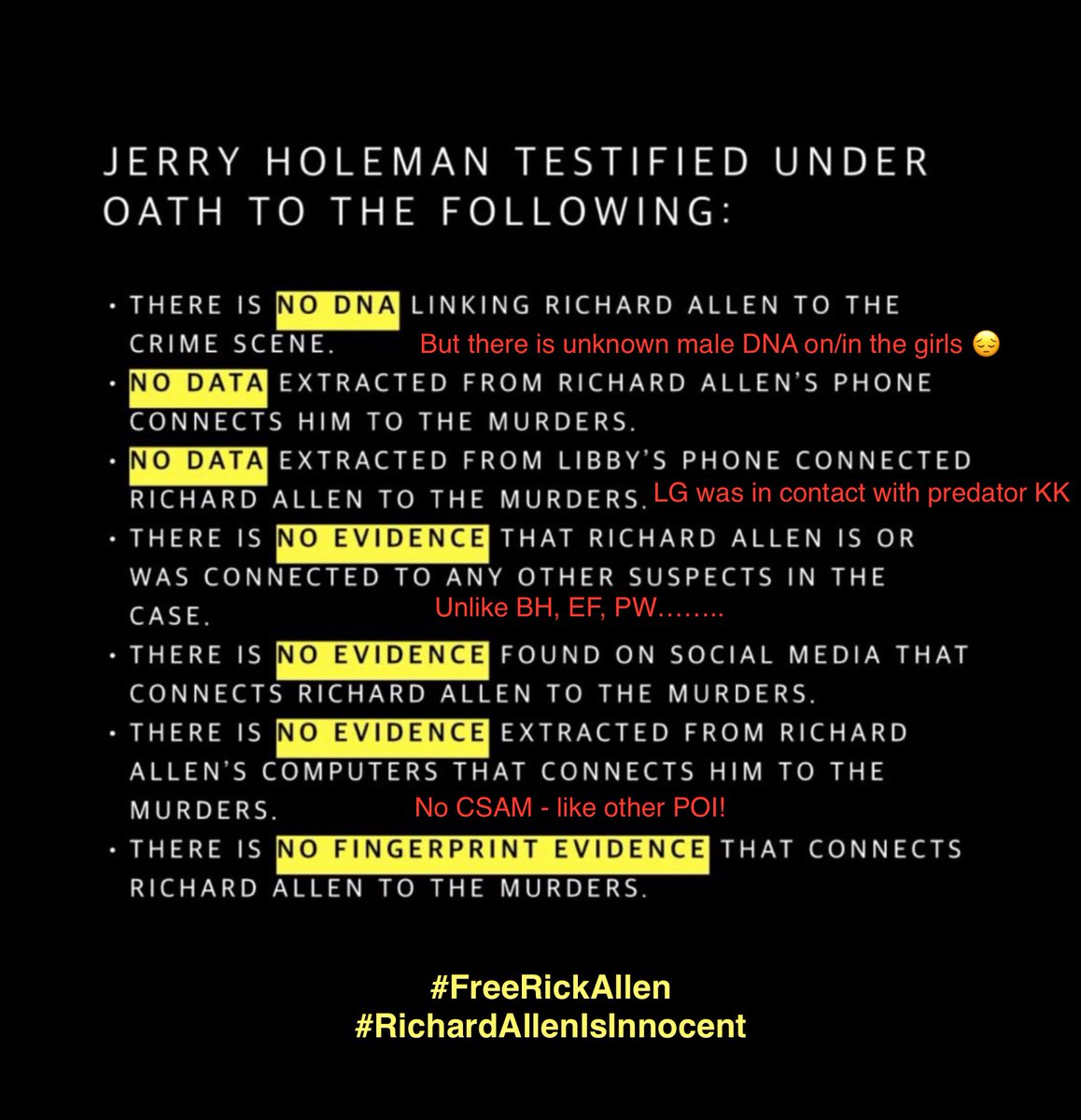 Beth02428329's tweet image. 📌 What was #RichardAllen’s Only Crime

* Rick lived in the same area as predator Kegan Kline (years ago!)
* Rick is around the same age as KK’s dad

Unified Cabal sent Rick to #WestvilleCorrectionalFacility in the hope he would implicate Kegan &amp;amp;/or Tony Kline. The problem with…