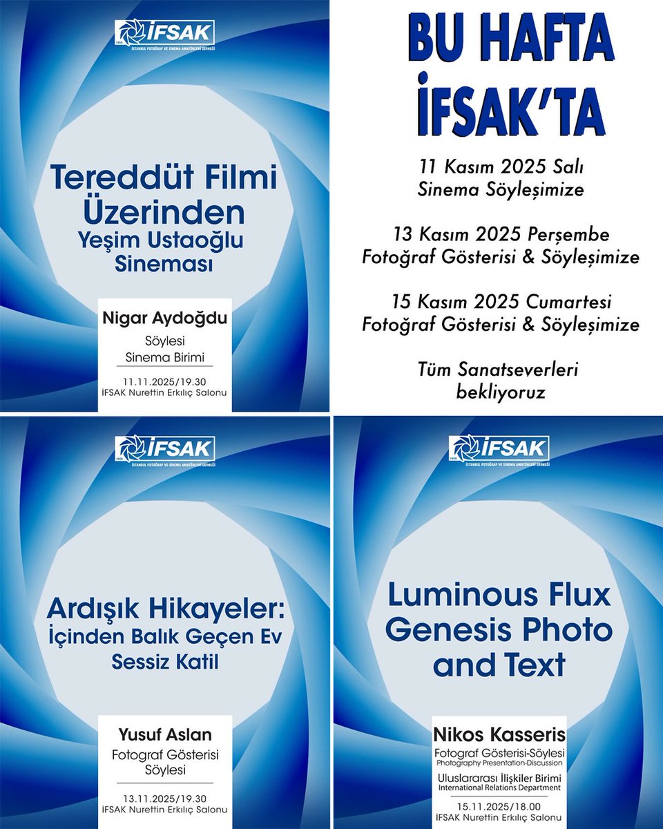 ifsak's tweet photo. ⭐️Bu hafta İFSAK'TA⭐️ https://t.co/ggaoVYq1QY