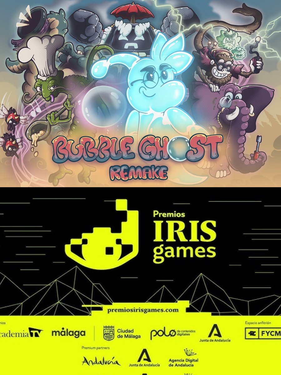 ¡El equipo Nakama está nominado!

Nuestro #BubbleGhostRemake 👻🫧
ha sido nominado a mejor juego de PC/Consola, en los #PremiosIrisGames 2025 by <a href="/PoloDigitalMLG/">Polo Nacional de Contenidos Digitales</a>

El próximo 27 de Nov., será la gran final.
¡Gracias a tod@s por vuestro apoyo y...enviadnos buenas vibras!🥰