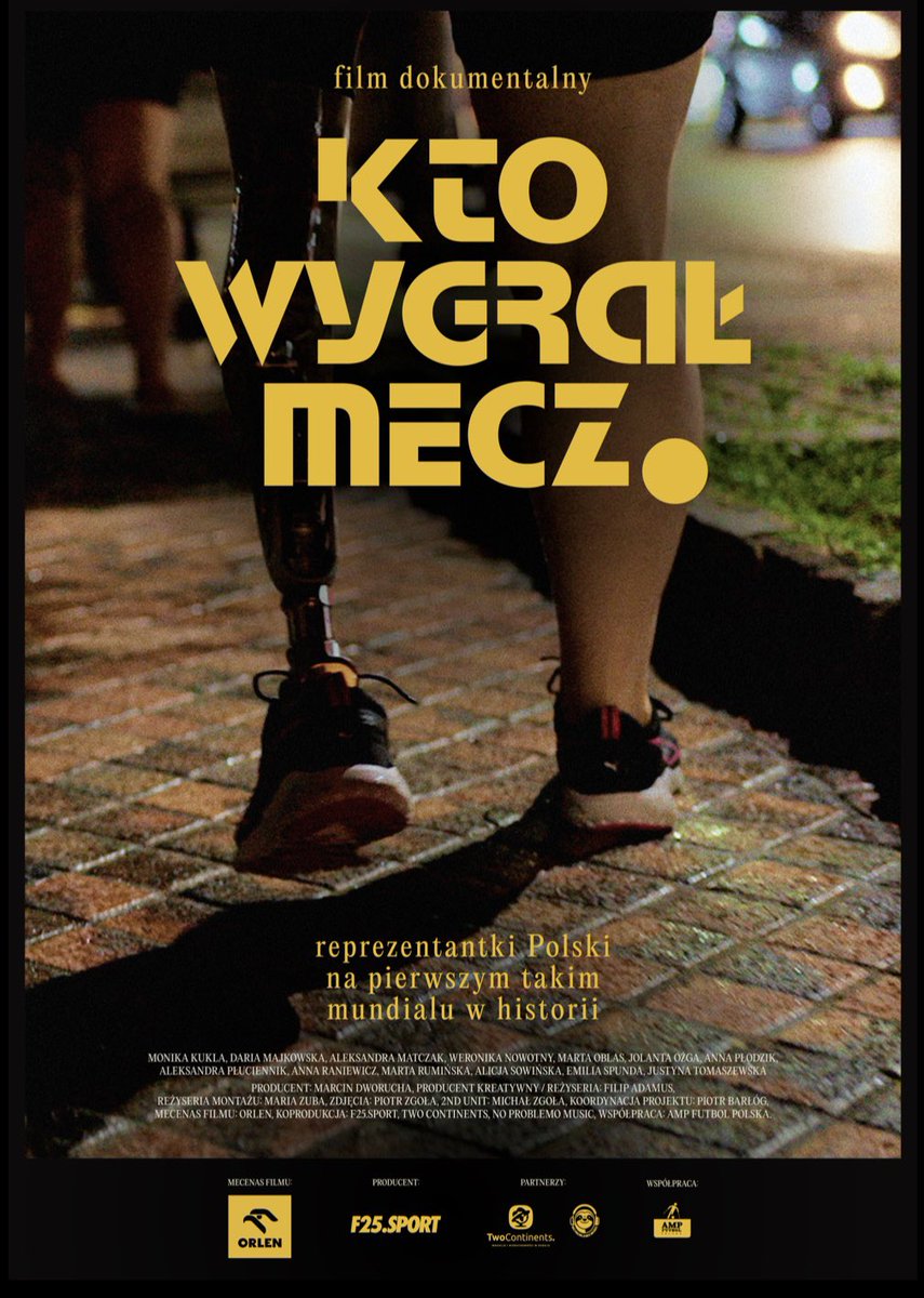 Film dokumentalny "Kto wygrał mecz." to sportowa opowieść o historycznym udziale polskiej reprezentacji w pierwszych kobiecych mistrzostwach świata w ampfutbolu. 🇵🇱 

📺 <a href="/sport_tvppl/">TVP SPORT</a> 
⌚️ 15:35
