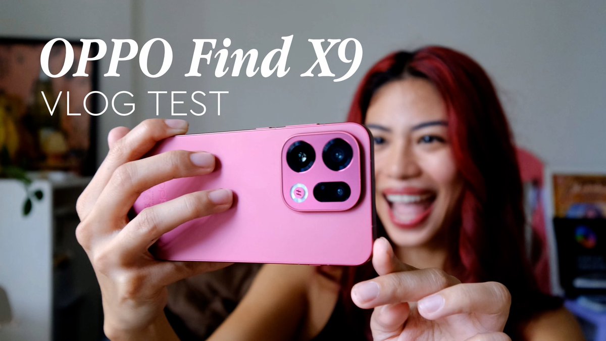 This time around, vlogged with the #OPPOFindX9! 

WATCH: youtu.be/BWkAObKu8a8?si…