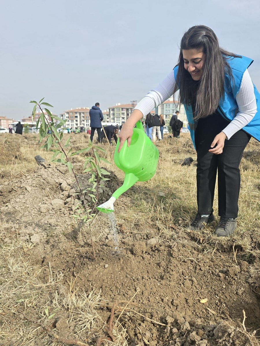 🌳 11 Kasım Milli Ağaçlandırma Günü kapsamında; İl Müdürümüz Recai Şahin ile birlikte Selman-i Farisi, Süreyya Sülün Hanım ve Aybüke Öğretmen Yurdu öğrencilerimiz fidan dikimi gerçekleştirdi.
Doğaya nefes, yarınlara umut olmak için el ele verdik. 🌱