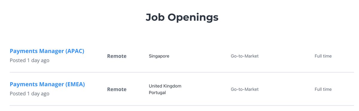 At <a href="/WalletConnect/">WalletConnect | WalletCon 🇦🇷</a> some of our most exciting growth is coming from the payments space. 

We have a mission to make crypto useable which means making it easy for people to pay with crypto online and instore. 

If you understand payments, acquiring, payfacs, APMs, card schemes and