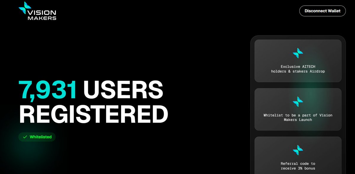 Azraiel1201's tweet image. Whitelisted! Let&apos;s do this 💪

Don&apos;t miss the ride with @AITECHio guys! 🔥