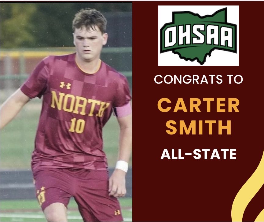 Congratulations to Carter Smith for earning an All State Honor! What a huge accomplishment and much deserved. #Woodshed #AllState #Warrior #ALLN #ForeverOnTheWall ⚽️