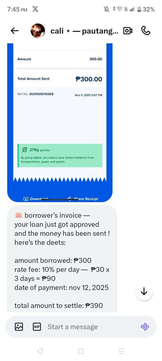 CeeEych1's tweet photo. first time lending some amount to @ccalilends. Thank you so much for the smooth services of your pautang lending! Borrow na din kayo sa kanya basta be a responsible client para walang aberya once you transact. Thank you again!  #caliproofs https://t.co/5Iqnq7MHpD
