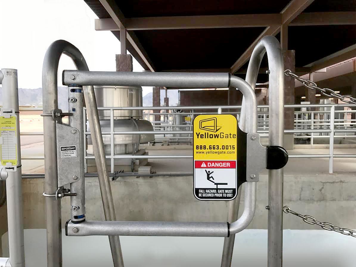 Safe_Rack's tweet image. YellowGate doesn't have to be yellow. This mill finish version delivers the same self-closing fall protection, 16"-36" adjustability, and OSHA compliance as the safety yellow—just with a different look. 

#SafeRack #FallProtection #WorkplaceSafety