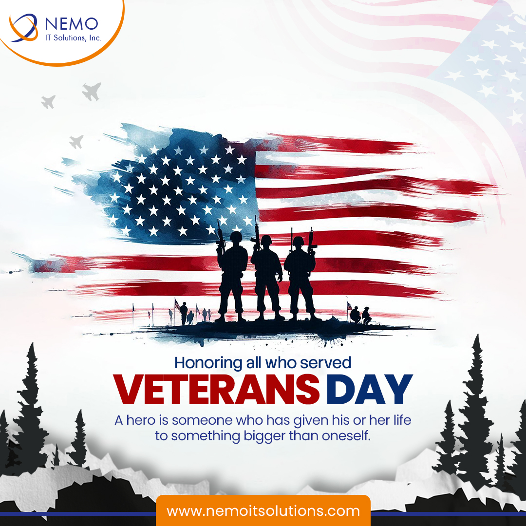 nemoitsolutions's tweet image. 🇺🇸 Saluting the Brave. Honoring the Bold.

At @nemoitsolutions, we extend our deepest gratitude to all who served and continue to serve.

Your strength empowers our nation — and your legacy inspires our future. 💙❤️🤍
.
.
.
#veteransday #thankyouveterans #proudtohonor #gratitude